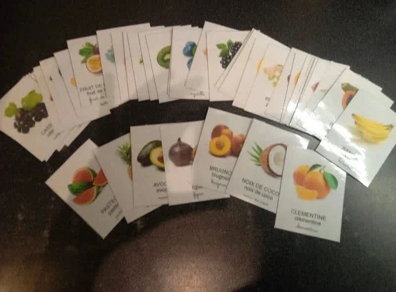 Kit de cartes sur les fruits Imagier