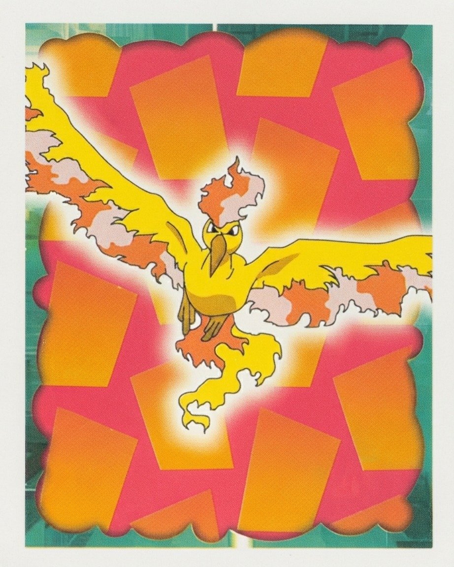 Numéro 146 - Autocollant Pokémon Merlin Collections Nintendo