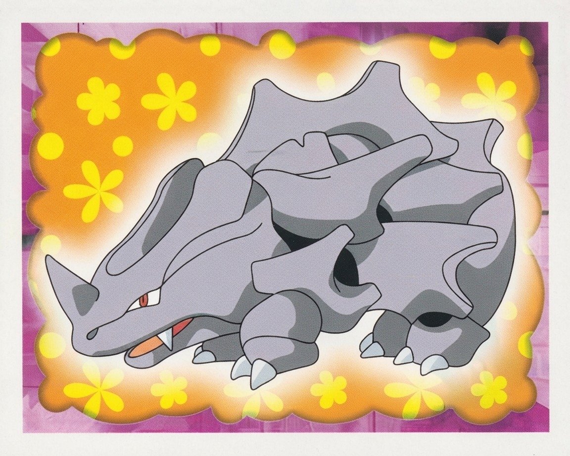 Numéro 111 - Autocollant Pokémon Merlin Collections Nintendo