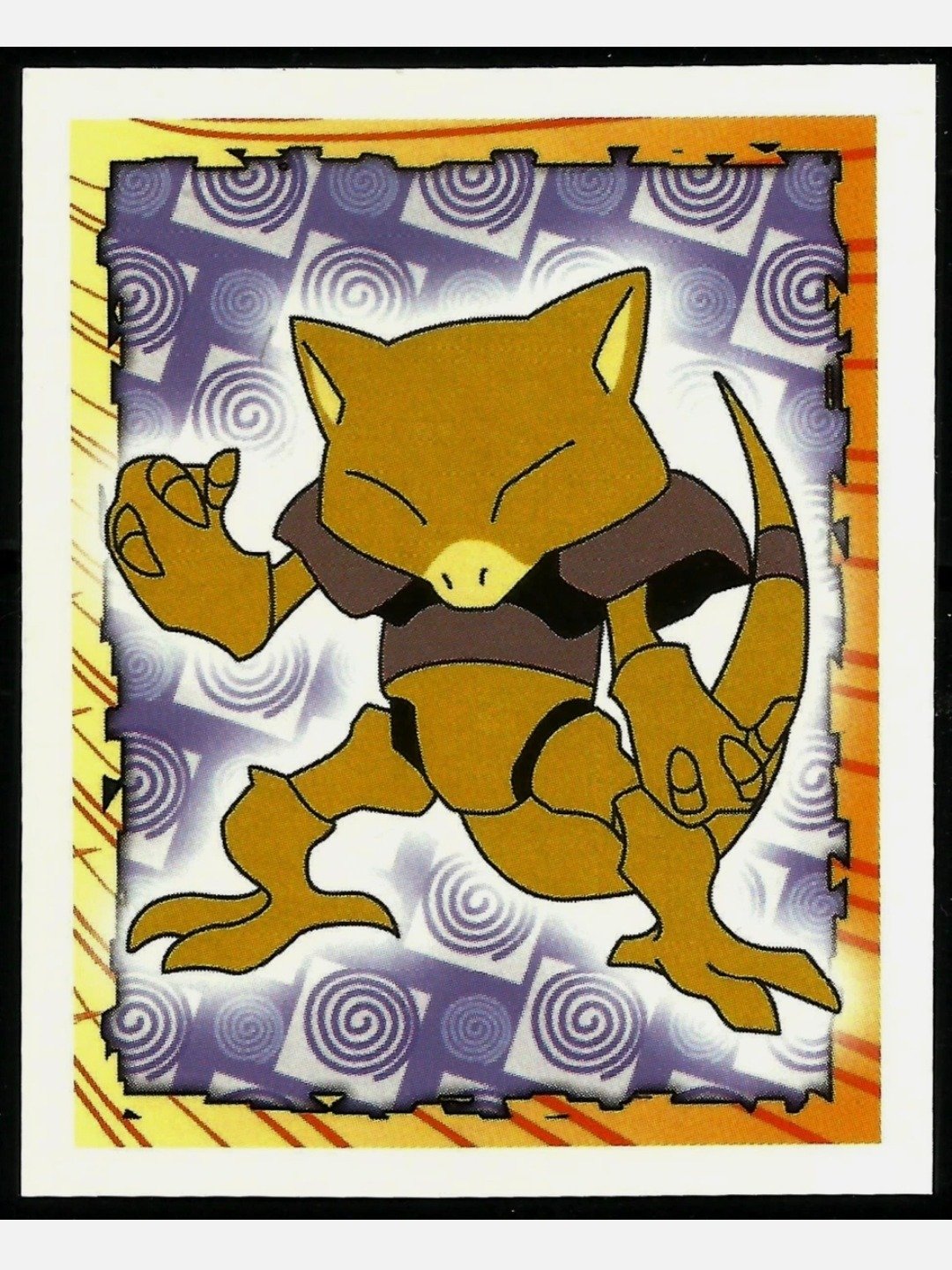 Numéro 63 - Autocollant Pokémon Merlin Collections Nintendo