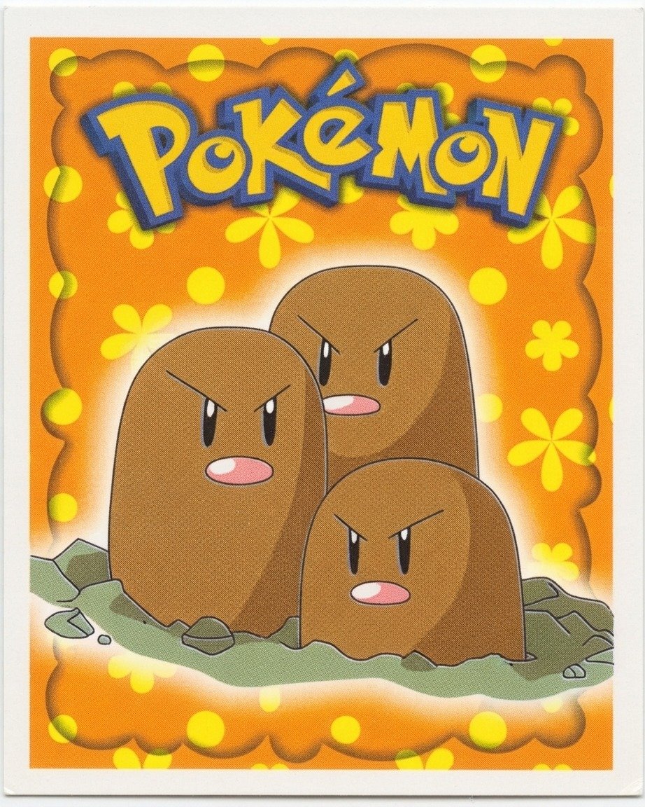 Numéro 51 - Autocollant Pokémon Merlin Collections Nintendo