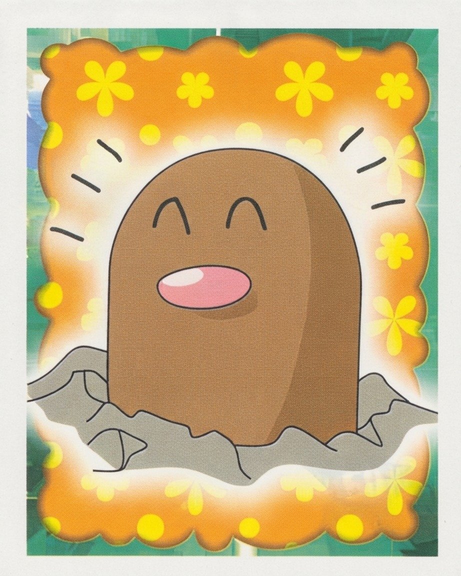 Numéro 50 - Autocollant Pokémon Merlin Collections Nintendo