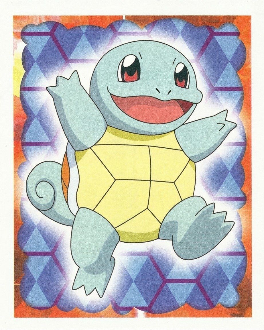 Numéro 7 - Autocollant Pokémon Merlin Collections Nintendo