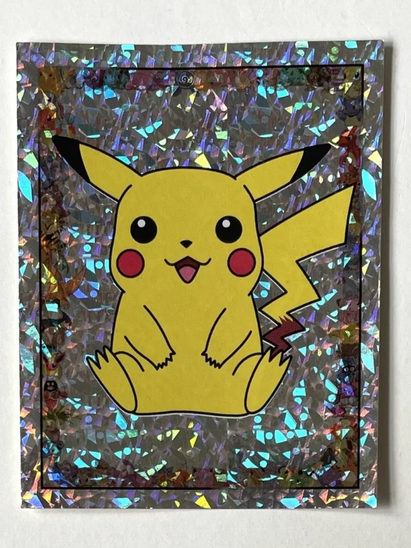 S1 Pikachu Autocollant Pokémon Merlin Collections Nintendo