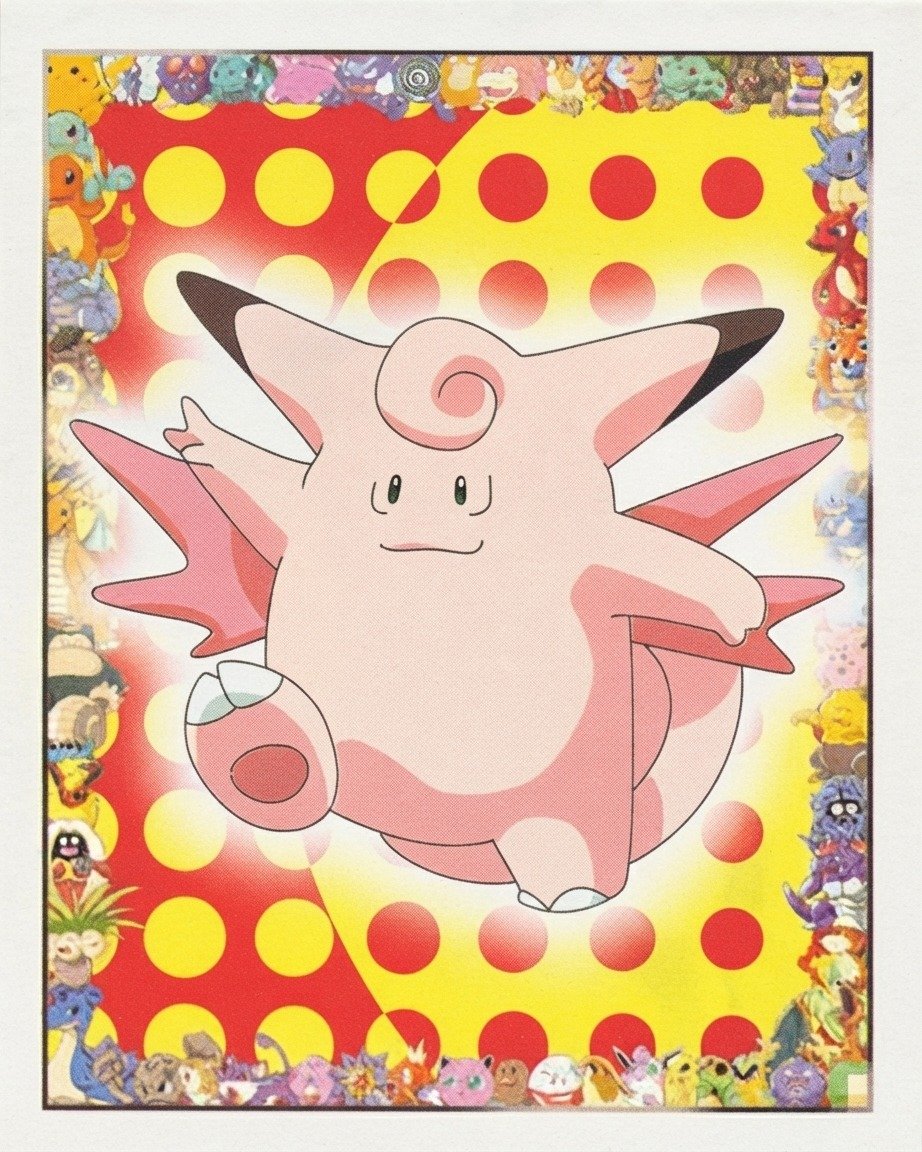 Numéro 36 - Autocollant Pokémon Merlin Collections Nintendo