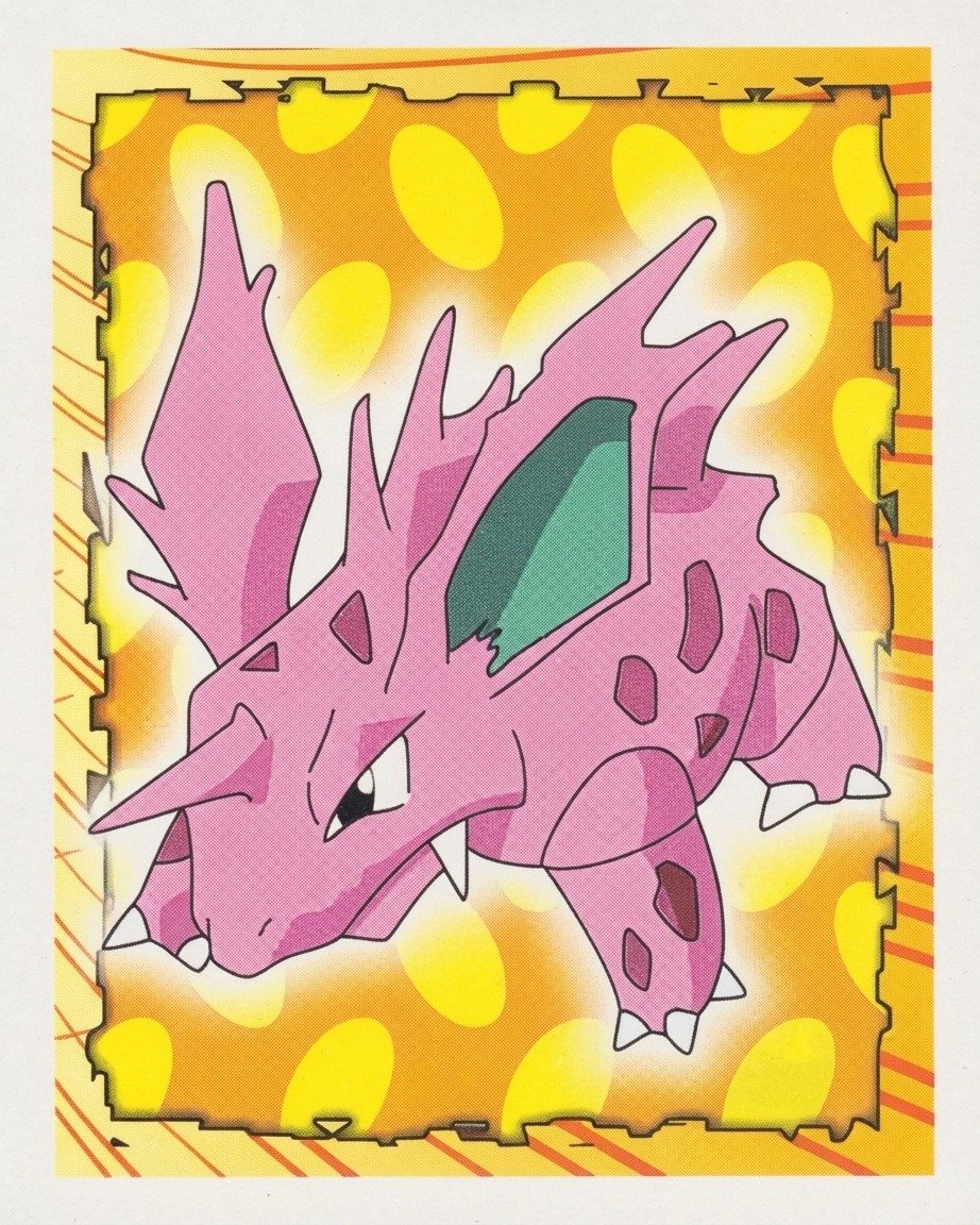 Numéro 33 - Autocollant Pokémon Merlin Collections Nintendo