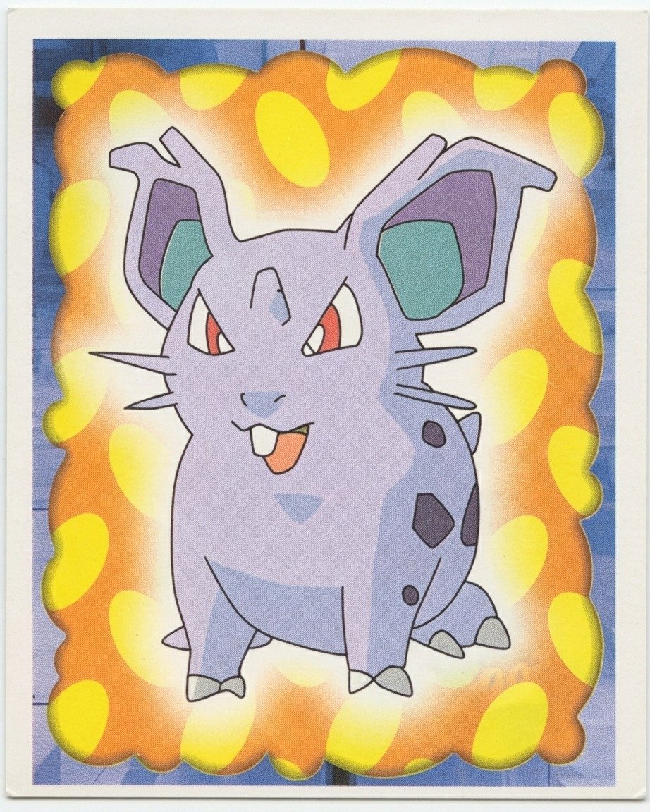 Numéro 29 - Autocollant Pokémon Merlin Collections Nintendo