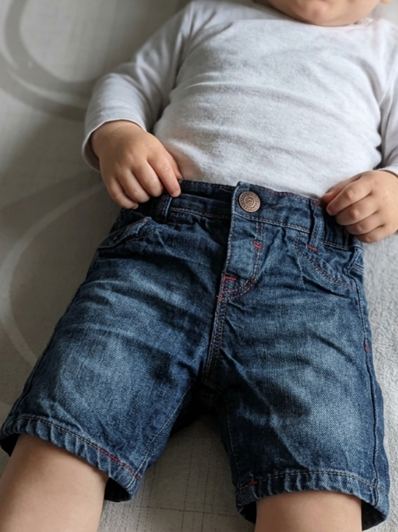 Short en jeans