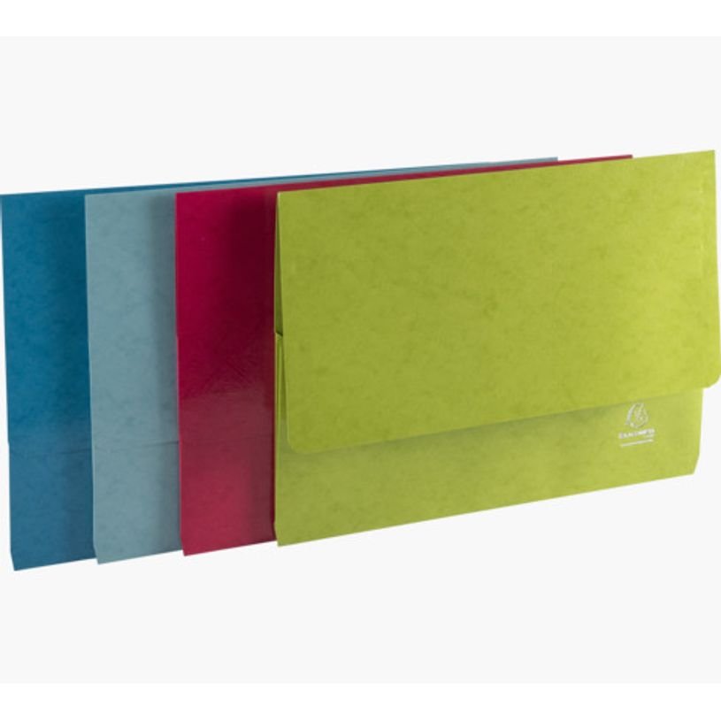 Chemise pochette A4 - 24 x 32 cm - disponible dans différentes couleurs